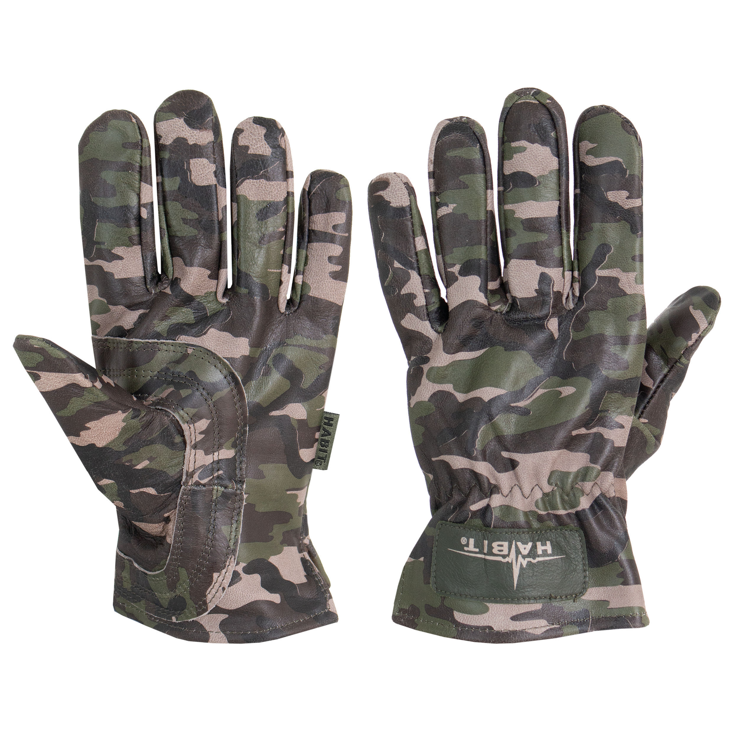 handschuhe camo All-Purpose Camo Leather Gloves Green Camo / M