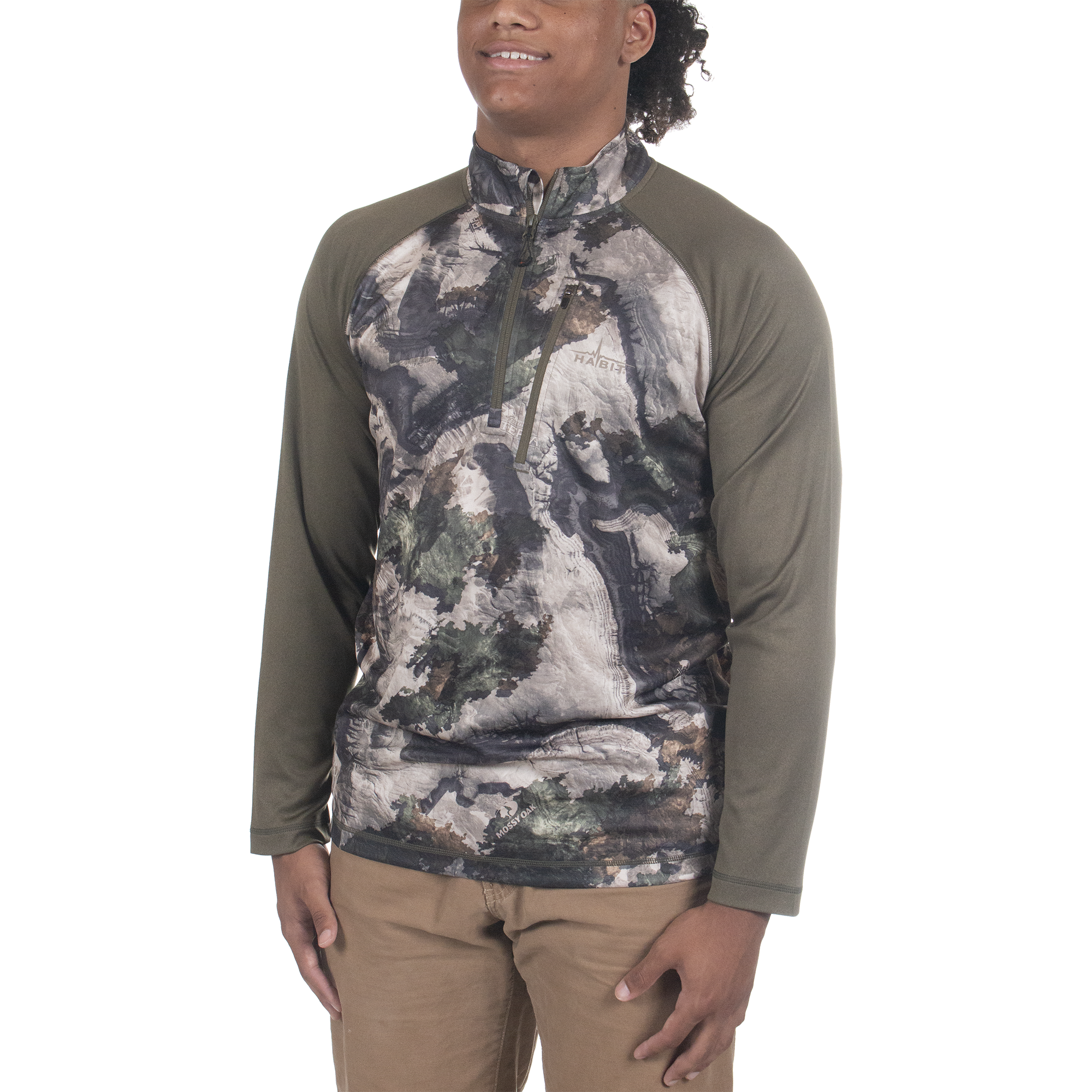 Men's Lewis Lodge 1/3 Zip Performance Layer – Habit Outdoors