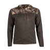 Men’s Mountain Hemlock Quarter Zip Fleece Pullover Realtree APX front on form