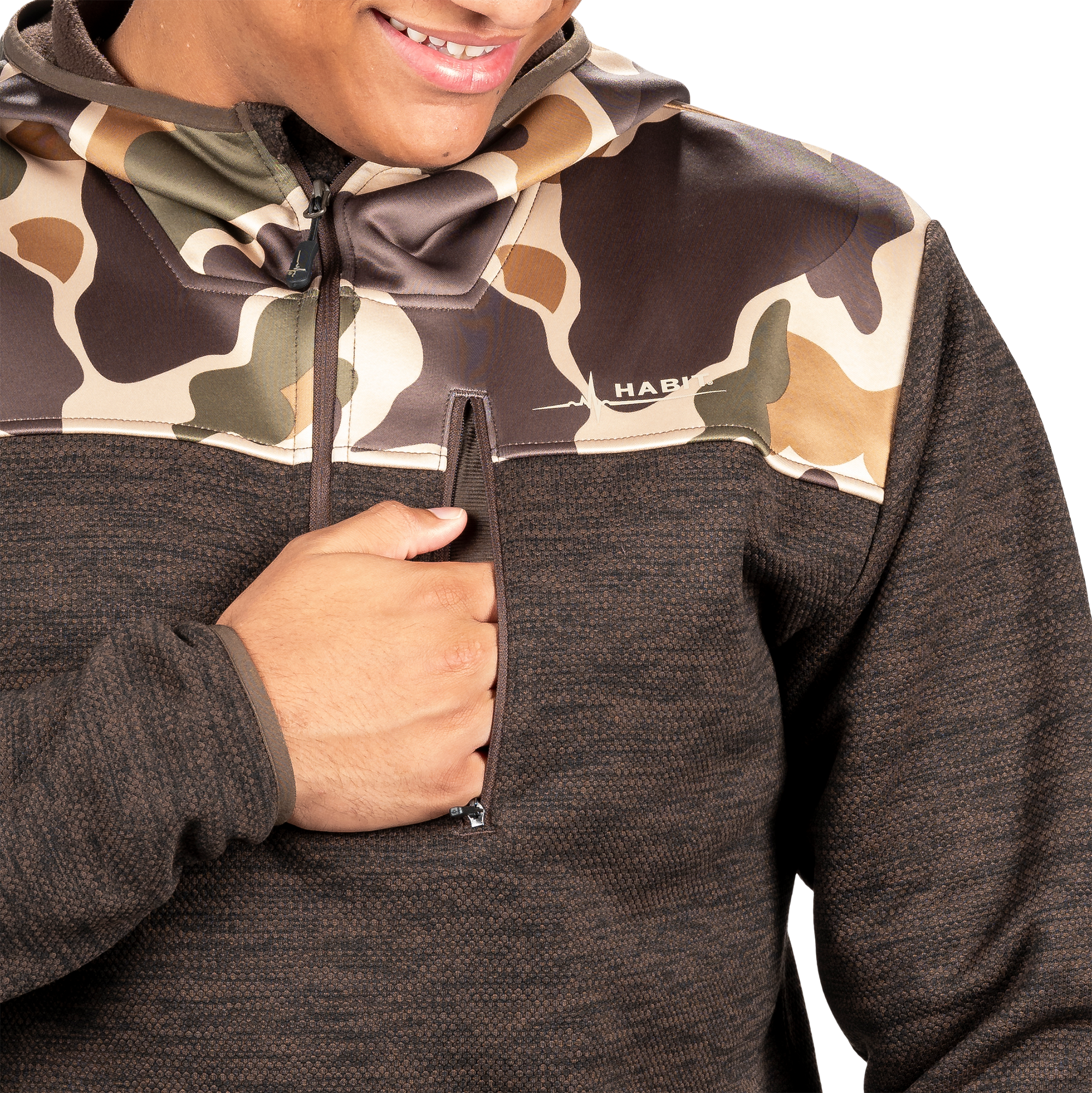 Men's Mountain Hemlock Quarter Zip Fleece Pullover – Habit Outdoors