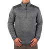 Men's Quarter Zip Pullover Gunmetal front on model
