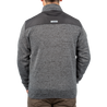 Men's Quarter Zip Pullover Gunmetal back on model