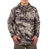 Men’s Shadow Series Zoned Performance ¼ Zip Hoodie Mossy Oak Coyote Front on model
