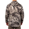 Men’s Shadow Series Zoned Performance ¼ Zip Hoodie Mossy Oak Coyote back on model