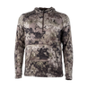 Men’s Shadow Series Zoned Performance ¼ Zip Hoodie Veil Wideland Wolf front on form