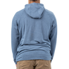 Men's Performance Fleece Hoodie Flint Stone back on model