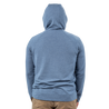 Men's Performance Fleece Hoodie Flint Stone back hood up