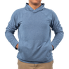 Men's Performance Fleece Hoodie Flint Stone hand pockets