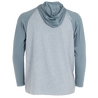 Men's Outdoor Hybrid Hoodie Blue Heather back on form