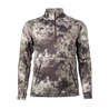 Men’s Shadow Series Zoned Performance ¼ Zip Veil Widelad Wolf Front on model