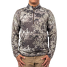 Men’s Shadow Series Zoned Performance ¼ Zip Veil Widelad Wolf front on model