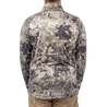 Men’s Shadow Series Zoned Performance ¼ Zip Veil Widelad Wolf back on model