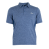 Men's Windy Mesa Fishing Polo Estate Infinity Blue Heather front on form