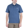 Men's Windy Mesa Fishing Polo Estate Infinity Blue Heather front on model