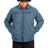 Men’s Outdoor Fleece Overshirt Midnight Navy pockets