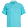 Men's Flushing Bay Short Sleeve Fishing Shirt Barbados Beach Front