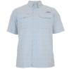 Men's Flushing Bay Short Sleeve Fishing Shirt Fly Away Lagoon Front