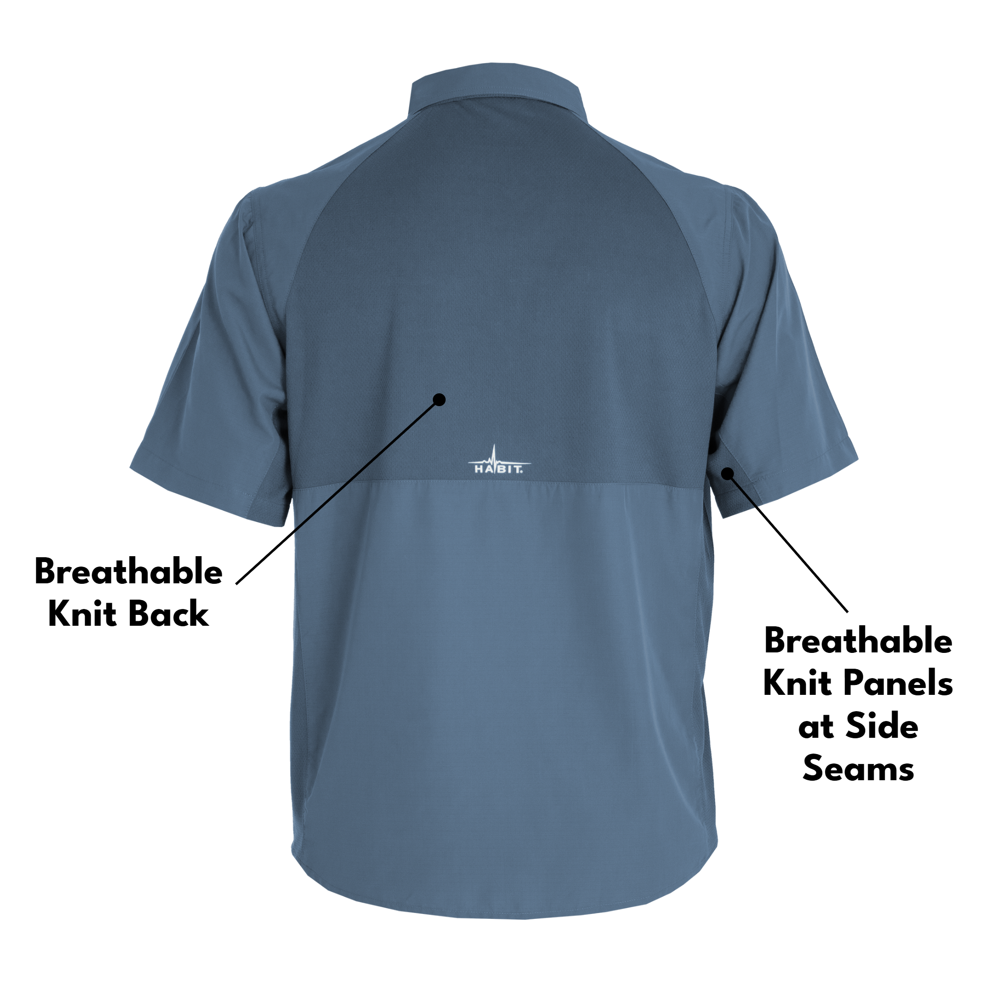 Men's Trappers Cabin Hybrid Short Sleeve Fishing Shirt – Habit