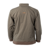 Men's Sherpa Lined Canvas Jacket Major Brown back on form