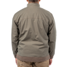 Men's Sherpa Lined Canvas Jacket Major Brown back on model