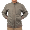 Men's Sherpa Lined Canvas Jacket Major Brown hand pockets