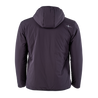 Men's Stretch Insulation Hooded Jacket Black Back on form