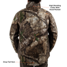 Men's Middle Fork 4-in-1 Hunting Parka Realtree APX back features