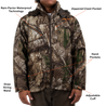 Men's Middle Fork 4-in-1 Hunting Parka Realtree APX Front features