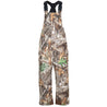 Youth Country Trek Stretch Waterproof Insulated Bib Realtree Edge front on form