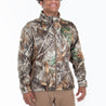 Men's Townsend Ridge Techshell Jacket Realtree Edge front on model