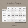 Ladies Size Chart
