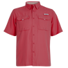 Men's Flushing Bay Short Sleeve Fishing Shirt Cardinal Front