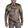 Men's Buck Hill Base Layer Mock Realtree Edge front on model view