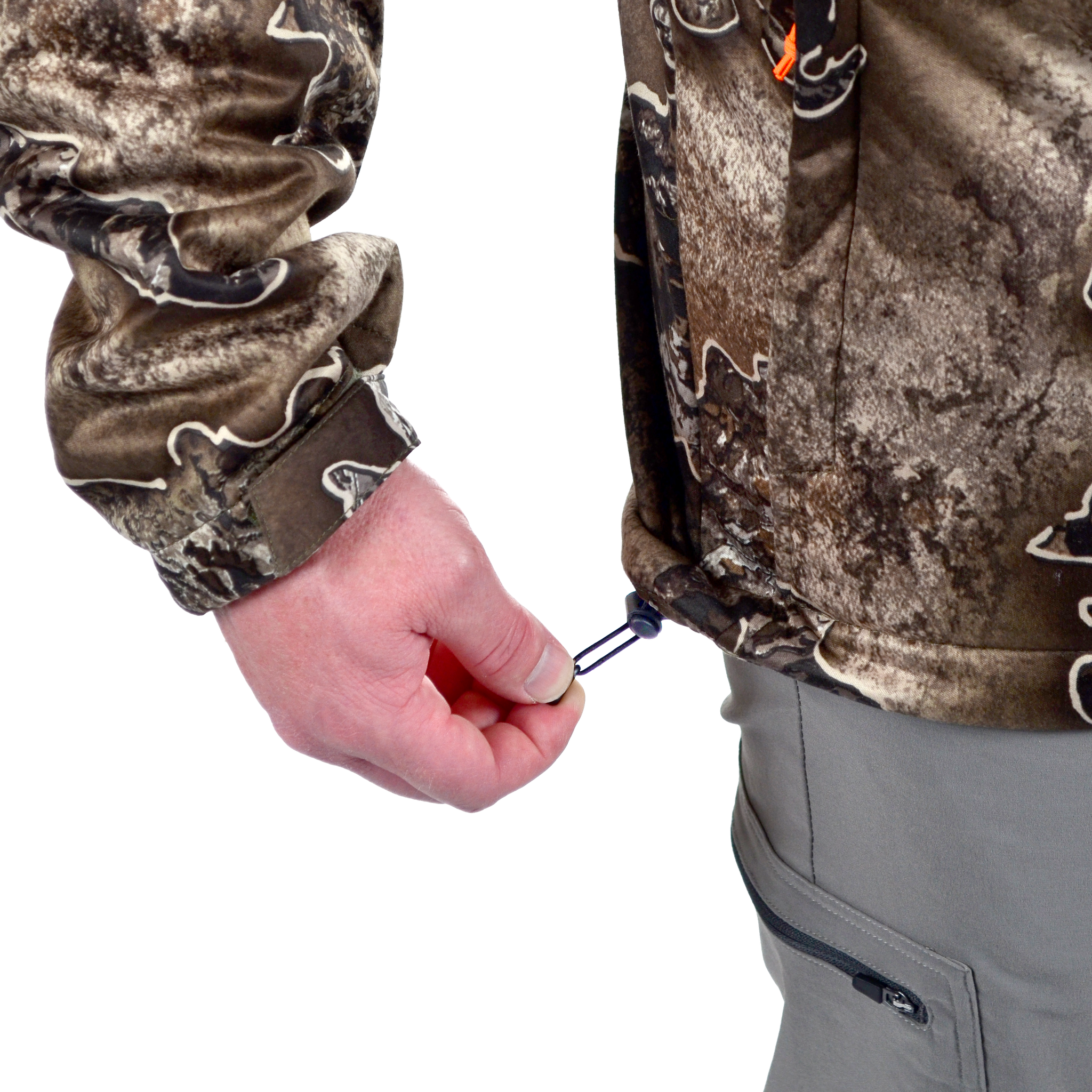 Men's Early Dawn Sherpa Shell Jacket Toggle waist
