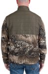 Men's Capetree Valley Sweater Fleece Full-Zip Jacket - Realtree Excape - Back on Model