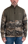 Men's Capetree Valley Sweater Fleece Full-Zip Jacket - Realtree Excape - Front On model