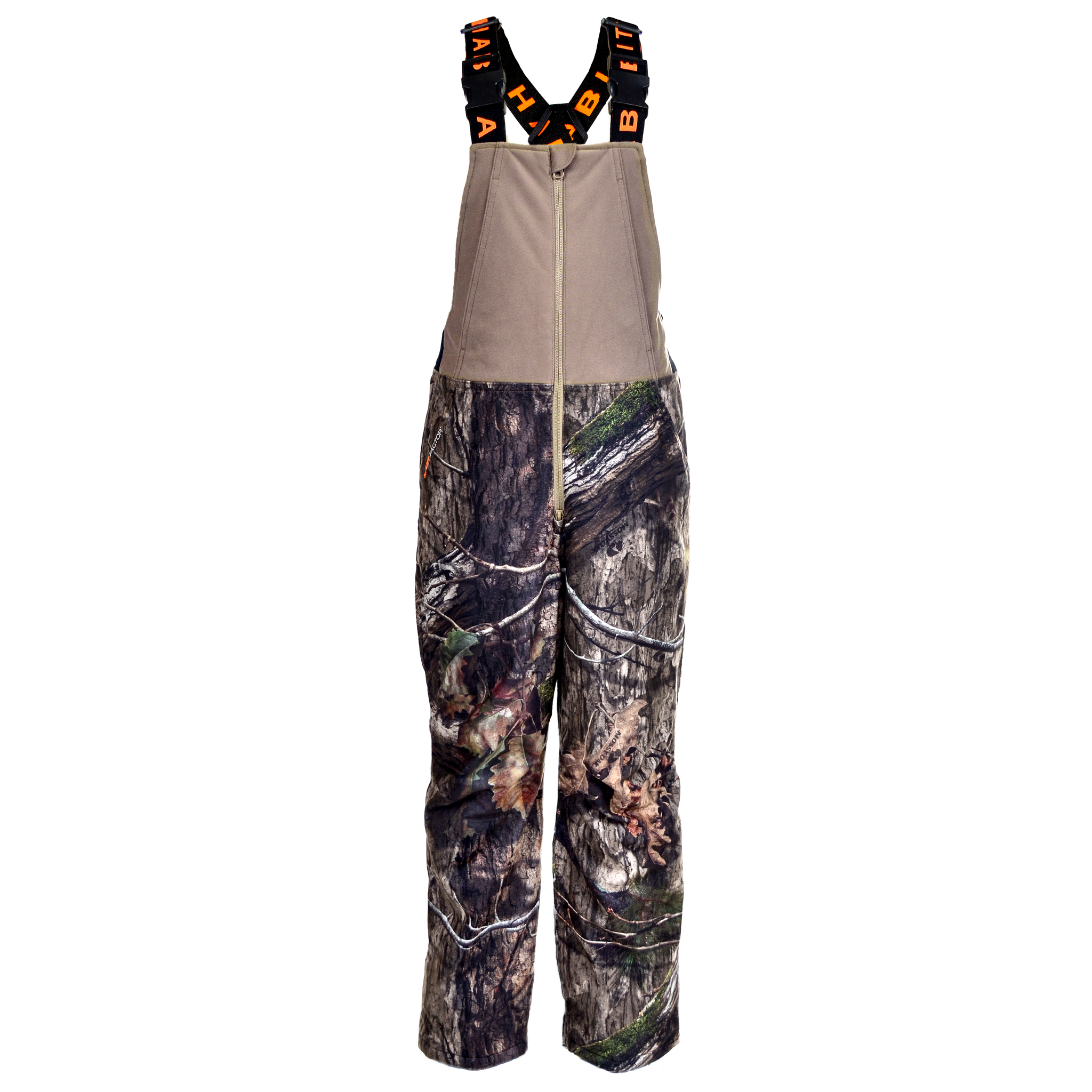 Youth Cedar Branch Insulated Waterproof Bib - Mossy Oak DNA front