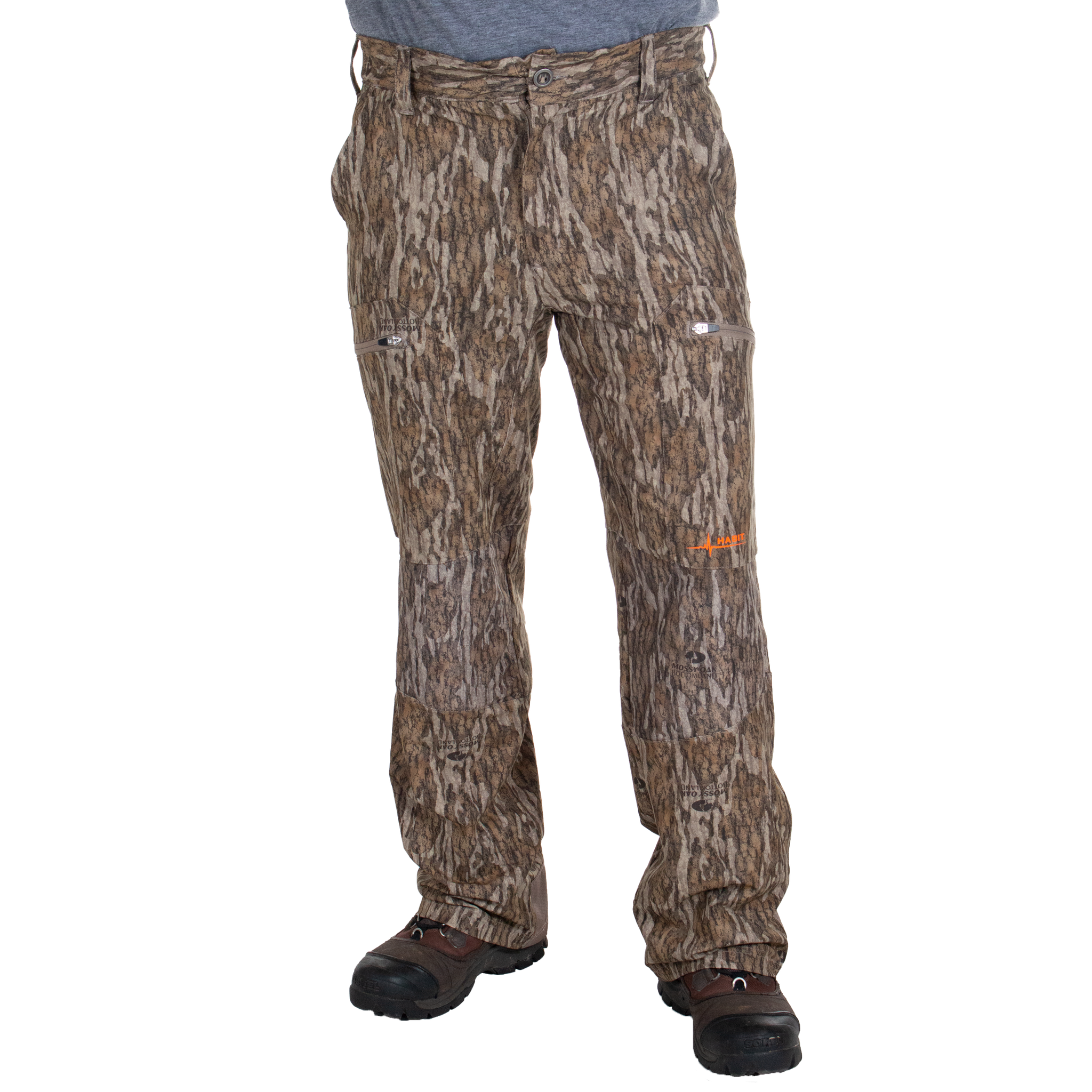 Men's Turkey Ridge All Season Pant Moss Oak New Bottomland Front
