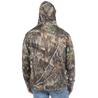 Men's Summit Park Performance Hoodie Back with hood up