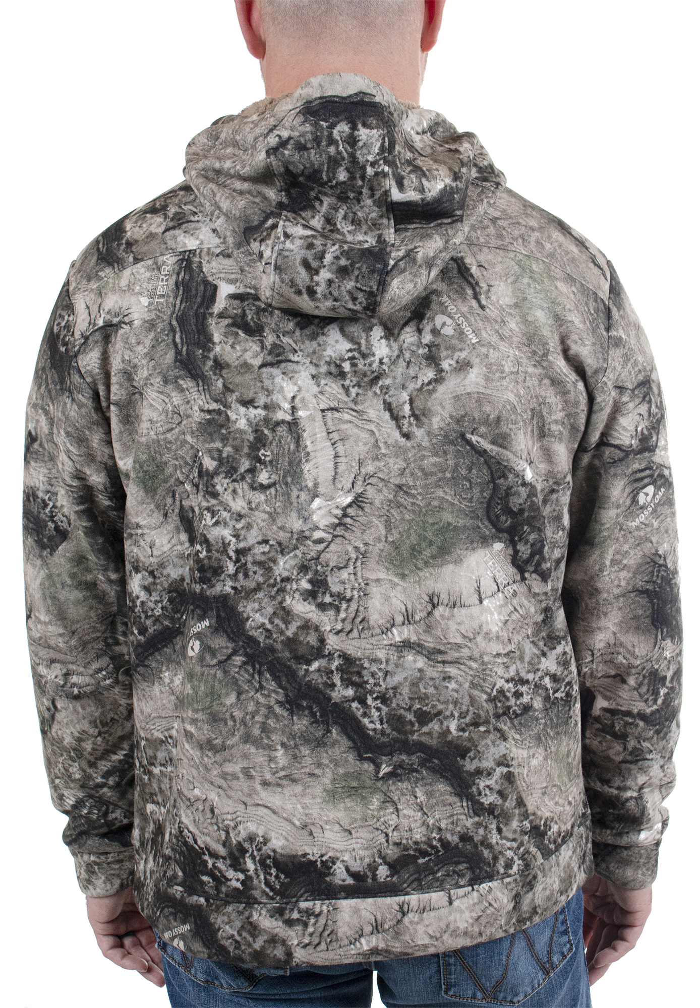 Men's Bow String Sherpa Hoodie - Mossy Oak – Habit Outdoors