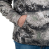 Men's Bow String Sherpa Hoodie kangaroo pocket