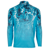 Men’s Corcavado Peak ¼ Zip Performance Layer Waves River Blue Front