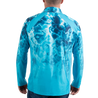Men’s Corcavado Peak ¼ Zip Performance Layer Waves River Blue back