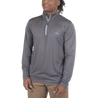 Black Fork Mountain Trail 1/4 Zip Performance Layer Granite Gray Front