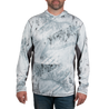 Men's Hooded Performance Layer Realtree Fishing Dusk Front on model