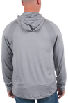 MLF Men's Hooded Performance Layer with Gaiter Sharkskin back
