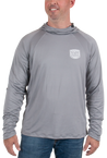 MLF Men's Hooded Performance Layer with Gaiter Sharkskin Front