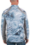 MLF Men's 1/4 Zip Camo Performance Layer Arctic Back