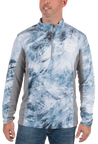 MLF Men's 1/4 Zip Camo Performance Layer Arctic Front