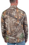 Men's Twin Rocks ¼ Zip Performance Layer Realtree Edge Back